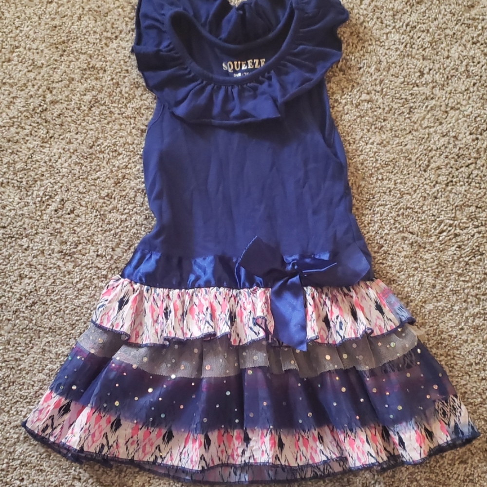 Blue dress